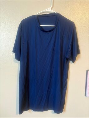 Men's Short Sleeve Crew Neck T-Shirt - Deep Blue